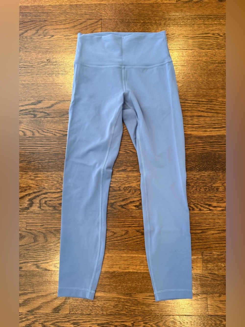 lululemon wunder train high rise leggings oasis blue 6 25”